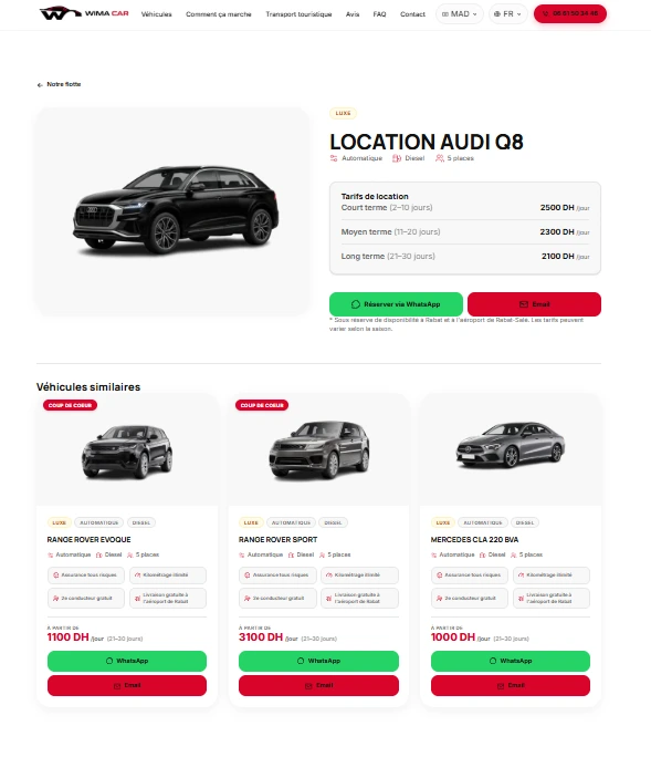 Vehicle detail — Vehicle detail — dedicated indexed URL